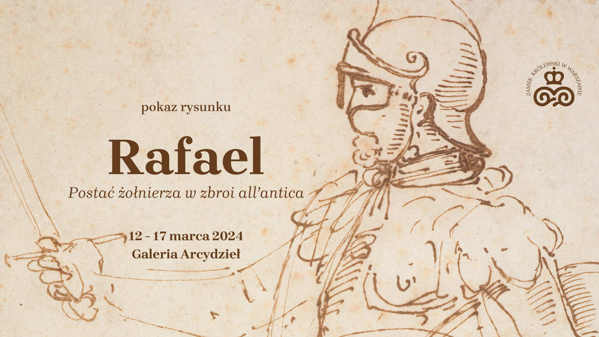 Rafael – Postać żołnierza w zbroi all’antica