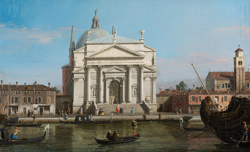 Obraz Antonia Canala - Kościoły Il Redentore i San Giacomo 