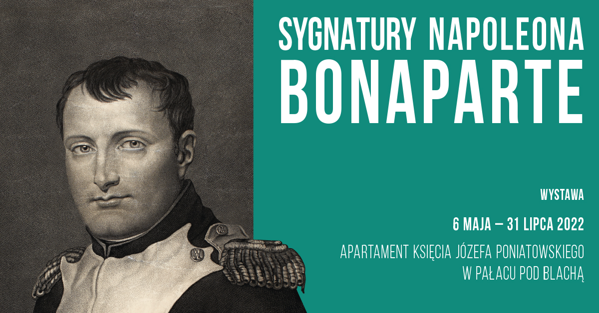 Sygnatury Napoleona Bonapartego - baner z linkiem do wystawy