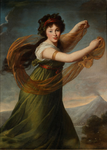 "Pelagia z Potockich Sapieżyna" Marie Louise Élisabeth Vigée-Lebrun