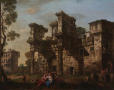 Forum Nerwy w Rzymie - obraz Bernarda Bellotta