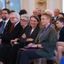 Zdjęcie przedstawia uroczystość wręczenia medalu Medal „Bene Merito” od Ministerstwa Spraw Zagranicznych